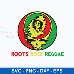 grateful dead roots rock reggae svg, png dxf eps digital file