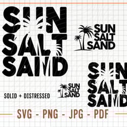 sun salt sand svg,png, sun salt sand png, beach svg, vacation svg, beach png, summer svg, summer png