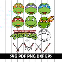 ninja turtles svg, ninja turtles clipart, ninja turtles png, ninja turtles dxf, ninja turtleseps, tmnt svg, tmnt clipart