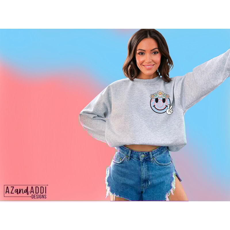 Retro tie dye smiley face png, smiley face sublimation design, peace sign smiley face, hippie smiley face, retro groovy, digital download - 5.jpg