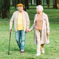 adjustable folding aluminum walking cane