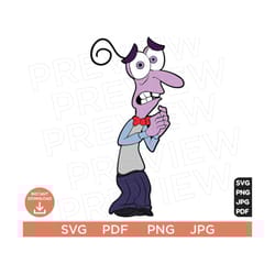 inside out svg , fear svg , disneyland ears clipart layered by color svg clipart svg, cut file cricut, silhouette, cricu