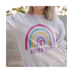 nurse rainbow svg, rainbow, easter rainbow, family matching shirt, easter shirt, family matching shirt, cricut cut file,