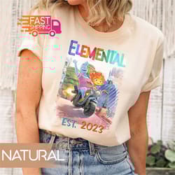 elemental 2023 disney shirt, disney pixar elemental shirt, disney 2023 shirt, disney elemental characters shirt, disney