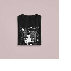 Synthesizer Cat Shirt, Modular Synth, Beat Maker Gift, Music Producer Tee, Techno Tshirt, Music Gift, Analog Synth Shirt
