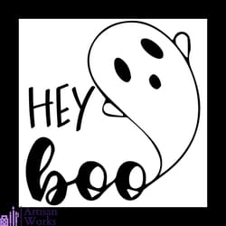 hey boo svg, halloween svg, boo svg, halloween ghost svg, funny halloween svg