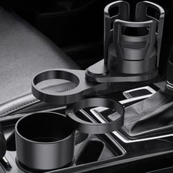 universal car cup holder expander adapter