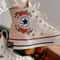 Embroidered ConverseBridal ConverseWedding NameFlower ConverseCustom Converse HighTops Orange RoseCustom Logo ConverseGift For Wedding - 7.jpg