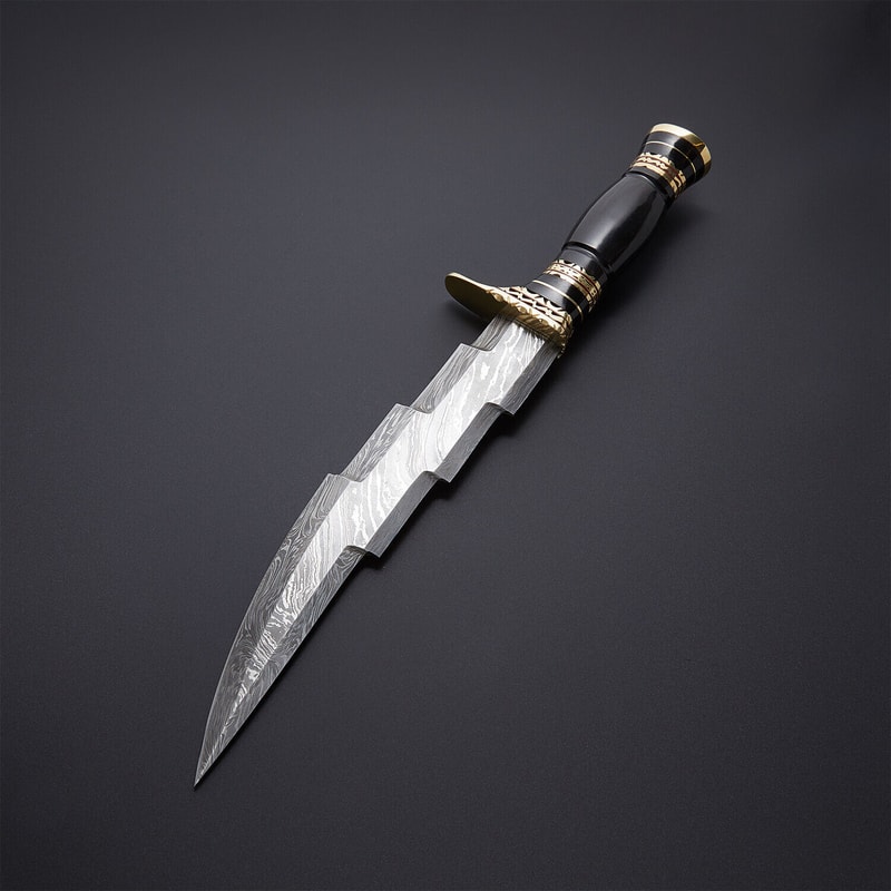 14 Custom Handmade Damascus Steel Dagger