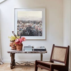 landscape painting big canvas painting original oil acrylic painting abstract painting interior painting cornflower art