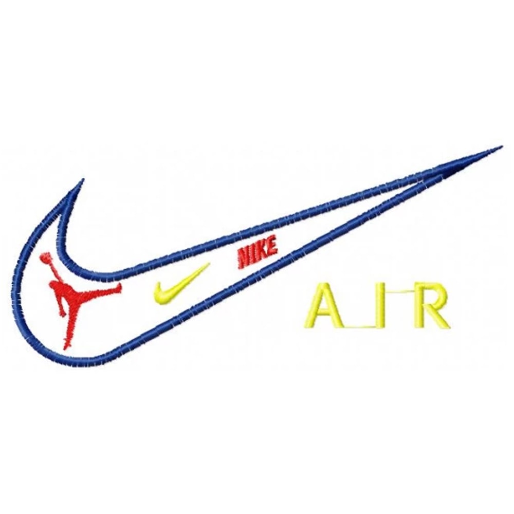 Sportswear air embroidery design