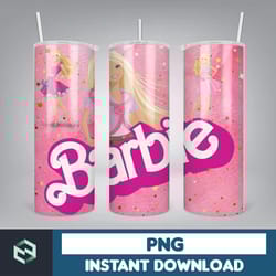 barbi tumbler wrap 20 oz skinny tumbler sublimation design, straight & tapered tumbler wrap (10)