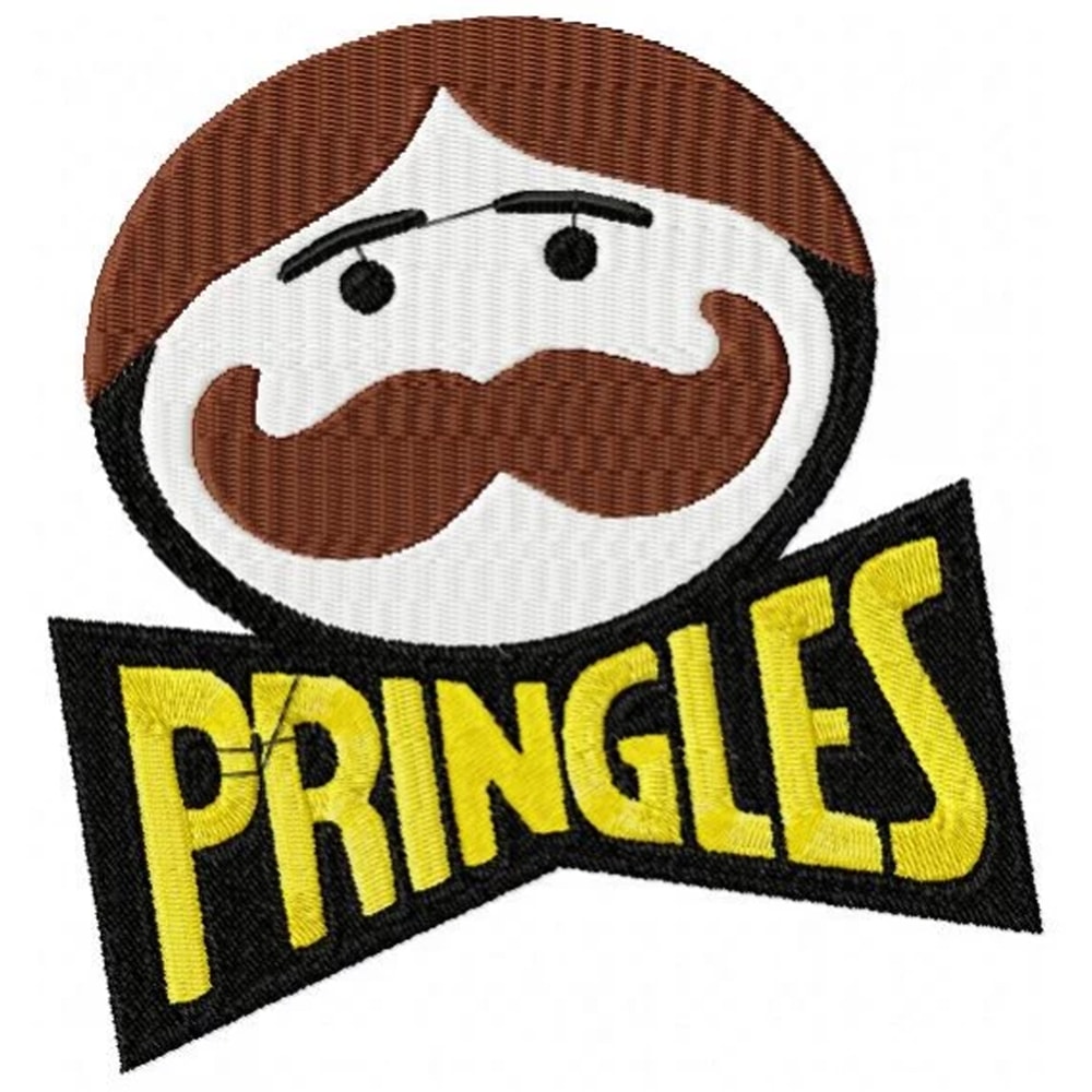 Pringles Logo Embroidery Design