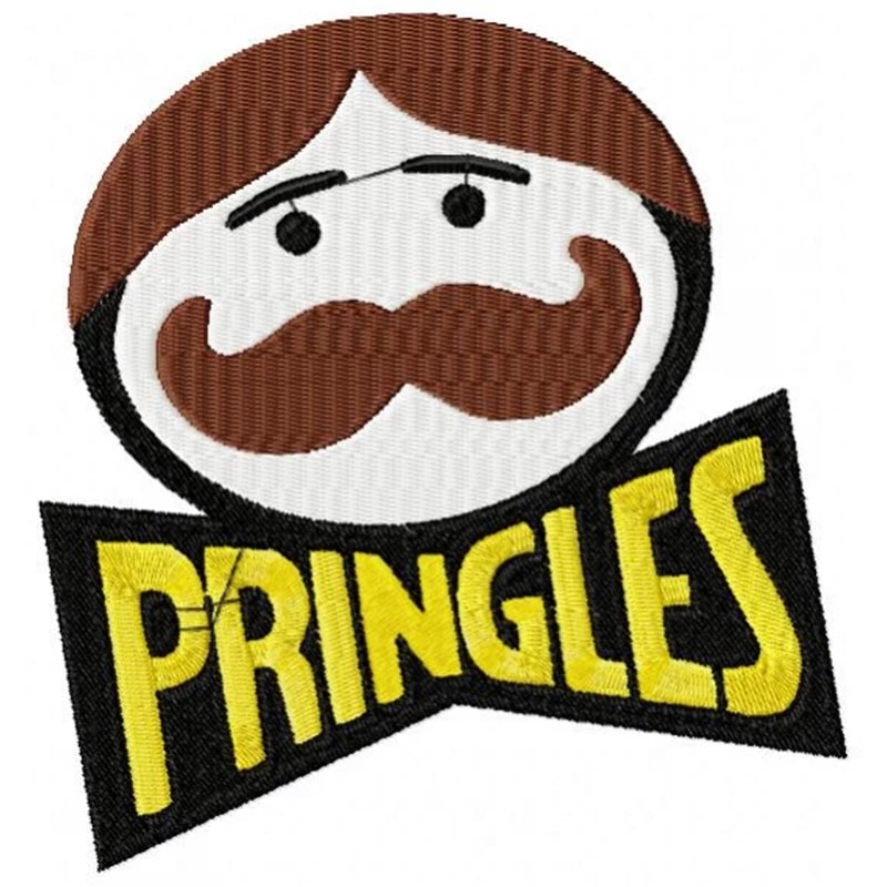 Pringles Logo Embroidery Design