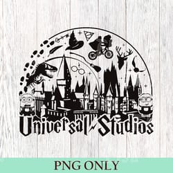 retro universal studios hollywood souvenir png, family vacation 2023 png, universal studios group trip png, univeral png