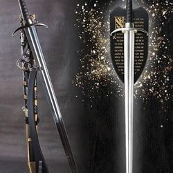 long claw sword | game of thrones | jon snow | j2 stainless steel | leather sheath