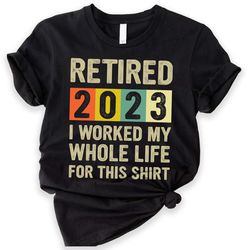 personalized retired 2023 shirt,retirement gifts for women,retirement party tee,gift for retired women,retired teacher,g