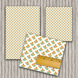 digital dollhouse wallpaper, digital paper