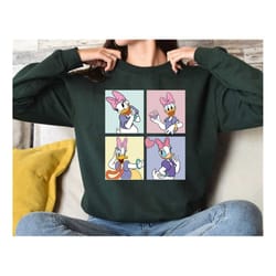 retro daisy duck sweatshirt, disney character sweatshirt, disney trip sweater, vintage disneyland sweatshirt, disneyworl