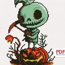 anp223_halloween_cross stitch pattern pdf,cross stitch chart,counted cross stitch pattern,instant pdf download