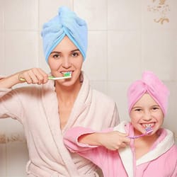 quick drying hair towel wrap