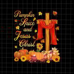 pumpkin spice and jesus christ png, fall autumn season christian png, fall jesus colors png, jesus q
