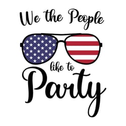 we the people like to party svg, american patriotic svg