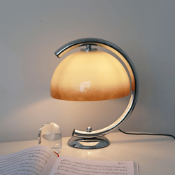 Homestay Retro Decorative Glass Bedroom Bedside Lamp