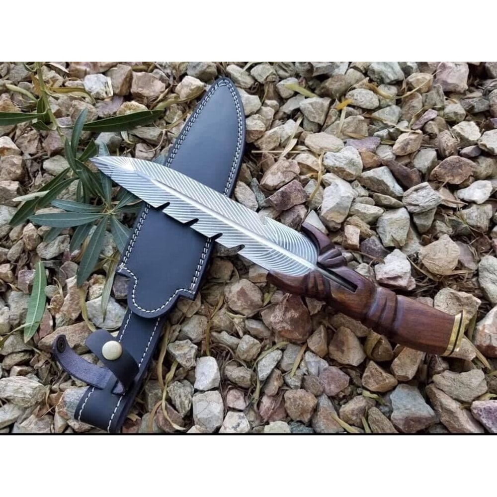 Buy a 15 Stainless Steel LeafShape Knife for sale