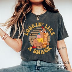 lookin' like a snack comfort color shirt, gus gus shirt, disneyland trip shirt, disney cindrella shirt, funny disney cha