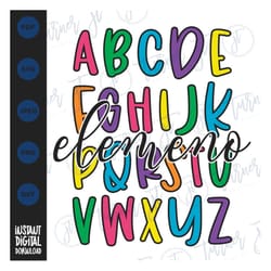 alphabet elemeno svg file (teacher svg, teaching svg, school svg, back to school svg, teacher quote svg)