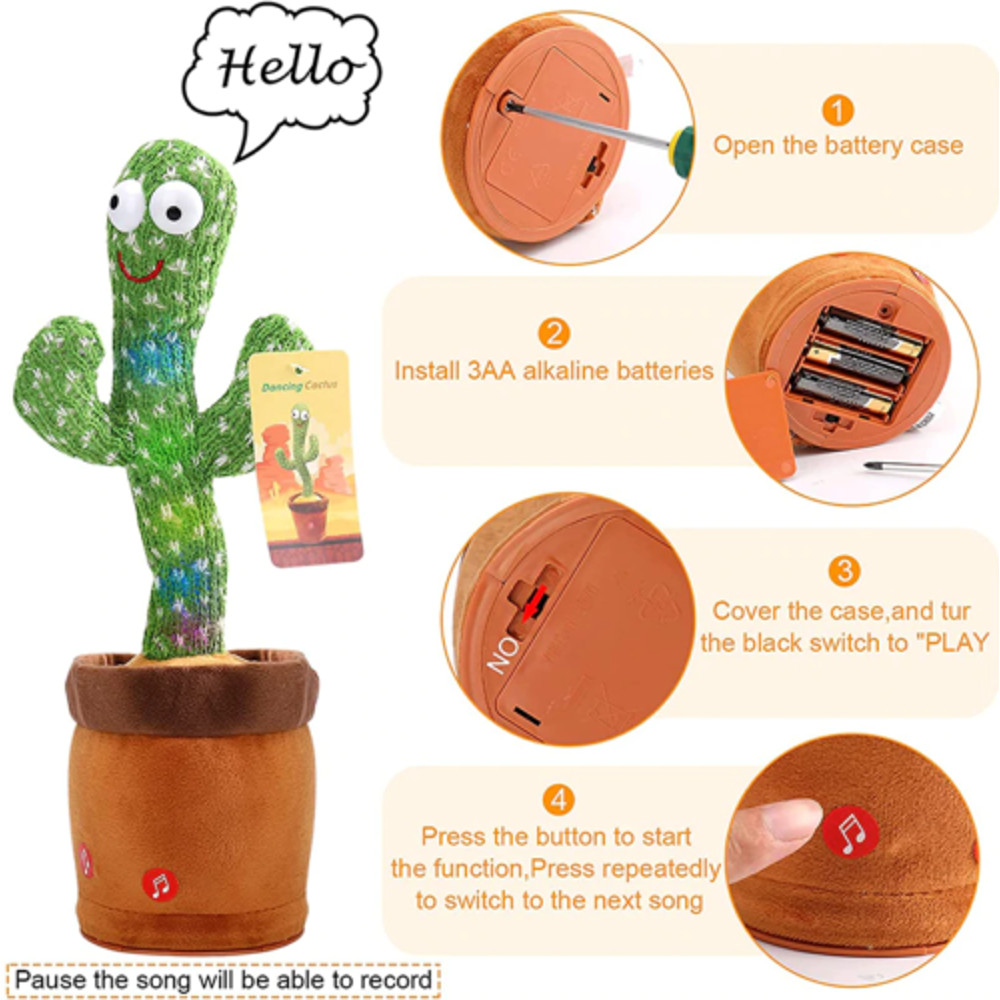 Talking Cactus Plush Toy 5