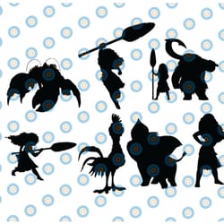 moana svg cut files, instant download, printable vector clip arts,moana svg print, for cutting machines, moana bundle