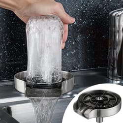 automatic cup glass rinser faucet