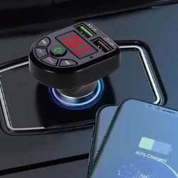 bluetooth fm transmitter usb charger mp3