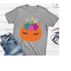 pumpkin unicorn svg, halloween svg, pumpkin svg, unicorn svg, pumpkin face svgs, svg, dxf, halloween unicorn, unicorn, s