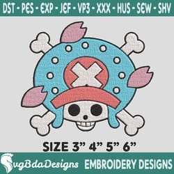 tony tony chopper embroidery design, one piece embroidery designs, tony tony chopper embroidery, machine embroidery