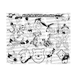 winnie the pooh silhouette, winnie the pooh svg, winnie the pooh outline, tigger silhouette, eeyore silhouette, piglet s