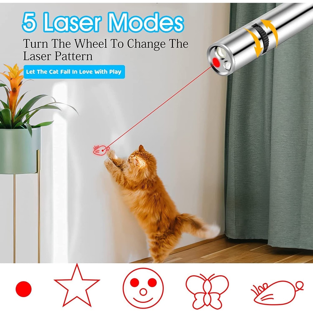 USB Rechargeable 3-in-1 Laser Pointer Pen 2