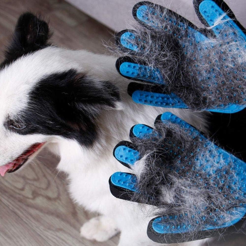Pet Grooming Gloves for Dogs and Cats 2