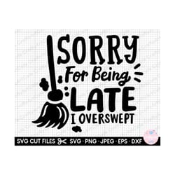 janitor svg sorry for being late i overswept