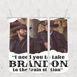 yellowstone brandon tumbler png template sublimation designs, yellowstone tumbler png, yellowstone png, digital download
