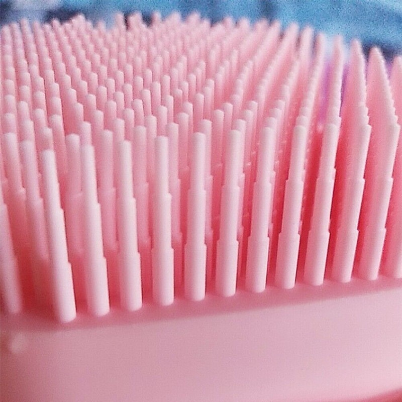 Pet Dog Cat Massage Brush Shampoo Dispenser 2