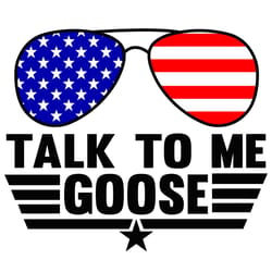 talk to me goose american flag svg, top gun svg