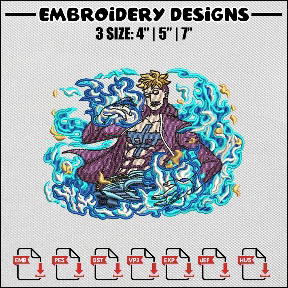 Marco embroidery design