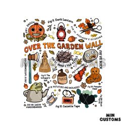 Over The Garden Wall Pumpkin SVG Digital Cricut File