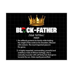 black father noun definition png, black father png, best dad png, father's day png, noun king png, black father sublimat