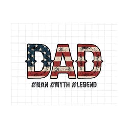 vintage dad american man myth legend png, retro vintage dad png, awesome pops the man myth legend png, father's day png,