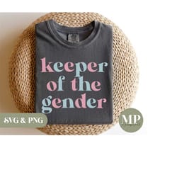 keeper of the gender | funny gender reveal/pregnancy svg & png