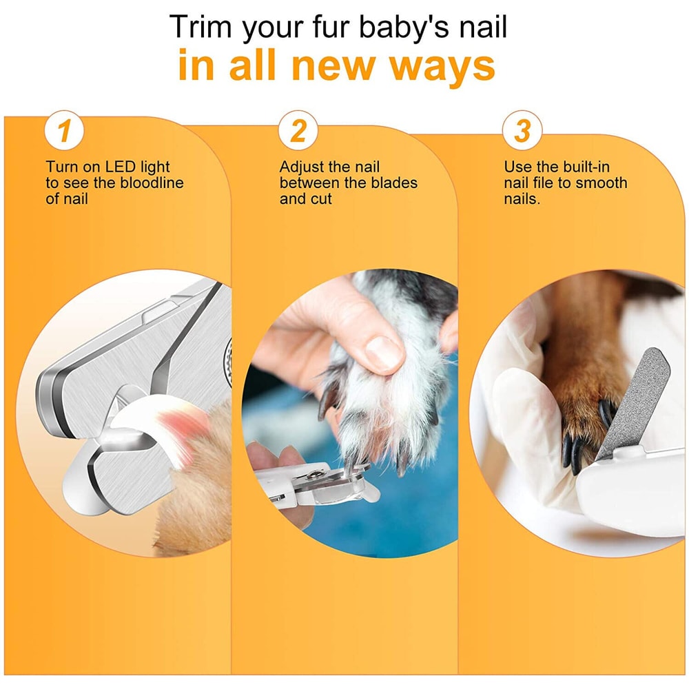 Professional Dog Nail Trimmer with Safety Guard 6
